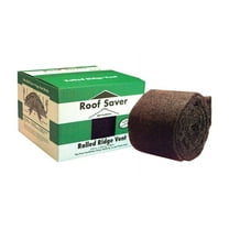 Roof Saver 0.75 in. H X 10.5 in. W X 20 ft. L Fiber/Polyester Rolled Ridge Vent