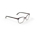 thumbnail image 3 of Hard Candy Women's HC209 Your Majesty Browline Prescription Eyeglasses with Case, Purple Tortoise, 3 of 6