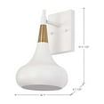 thumbnail image 7 of Nuvo Lighting - Phoenix - 1 Light Wall Sconce In Mid-Century Modern Style-11.5, 7 of 7