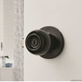 thumbnail image 2 of Hyper Tough Interior Locking Ball Privacy Bed and Bath Doorknob Matte Black Finish, 2 of 6