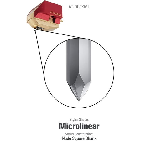 Audio-Technica - Audio Technica ATOC9XML Dual Moving Coil Cartridge - Red