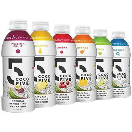 COCO5 All Natural Sports Drink with 5 Naturally Occurring Electrolytes, Multipack, 12 Pack Bottles Multi Pack 2 16.9 Ounce (Pack of (Best Natural Electrolyte Drink)