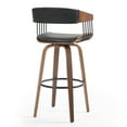 thumbnail image 4 of Glamour Home Arch Upholstered Dining Parsons Chair with Brown Cushion - Set of 2, 4 of 8