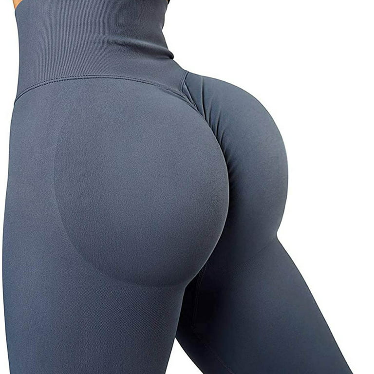 Butt Lift Leggings for Women Scrunch Workout Yoga Pants Ruched Booty  Lifting High Waist Seamless Compression Tights