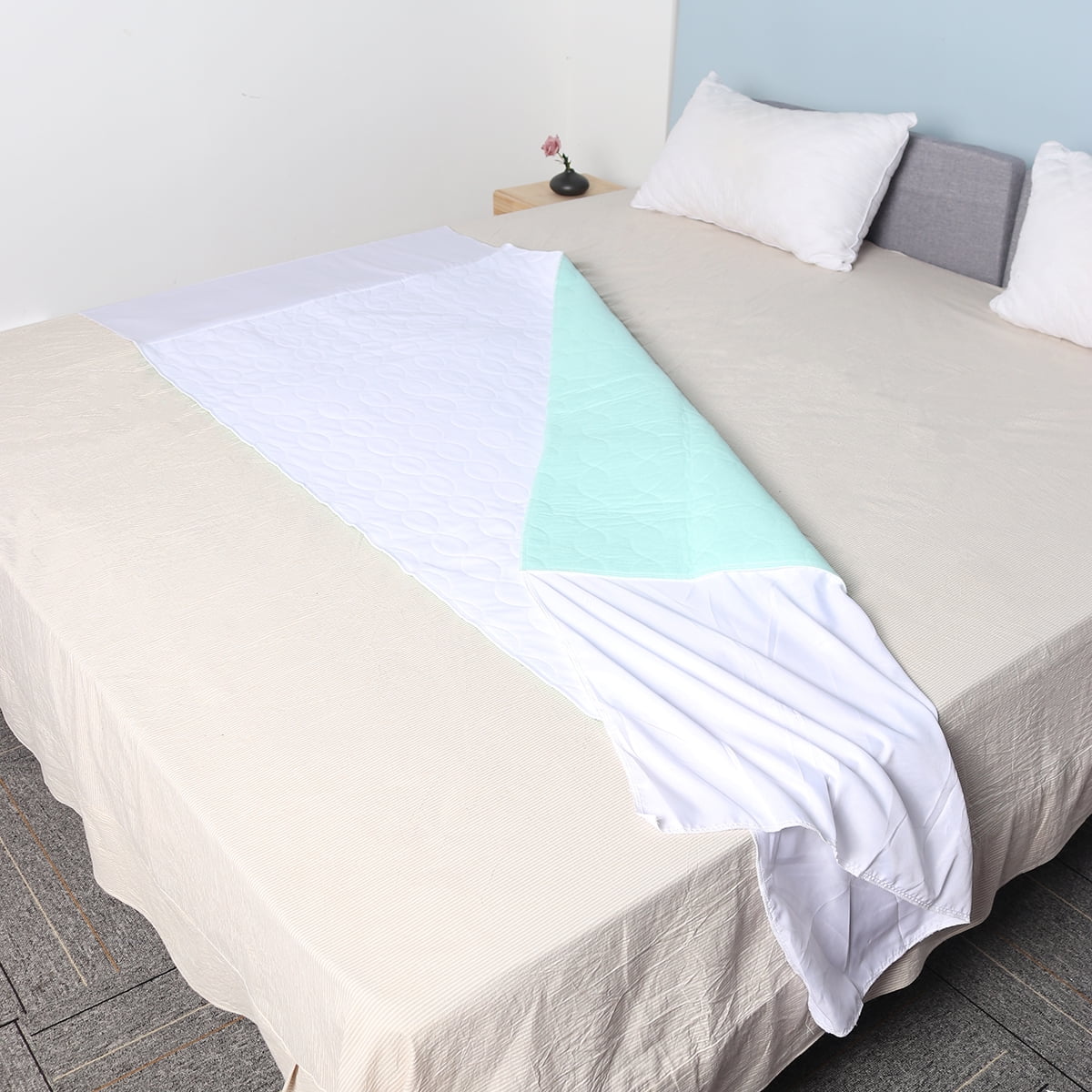 4 Layer Bed Pad Washable Incontinence Underpad Heavy Duty, Super