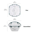 thumbnail image 5 of Snapfold™ Collapsible Travel & Camping Bowls, 2-Pack — Lightweight, Leakproof, BPA-Free, Foldable Space-Saving Bowls for Hiking, Picnics & Outdoor Adventures, 5 of 6