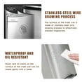 thumbnail image 7 of BestOffice 13 Gallon/50 L Stainless Steel Kitchen Trash Can, Fingerprint-Proof for Office/Home, Silver, 7 of 7