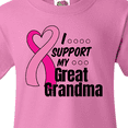 thumbnail image 4 of Inktastic Breast Cancer Awareness I Support My Great Grandma Youth T-Shirt, 4 of 5