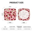 thumbnail image 6 of Balery Rose Flowers Stretch Couch Cushion Covers, Individual Sofa Cushion Covers, Soft Chair Sofa Seat Cushion Slipcover with Elastic Bottom Milk Silk-16.9in, 6 of 9