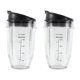 thumbnail image 2 of 2 Tazas de Licuadora Repuesto 18 Oz con Tapa para Auto IQ BL480 BL642 BL450 BL682 BL480, BL490, BL640 BL680, 2 of 10