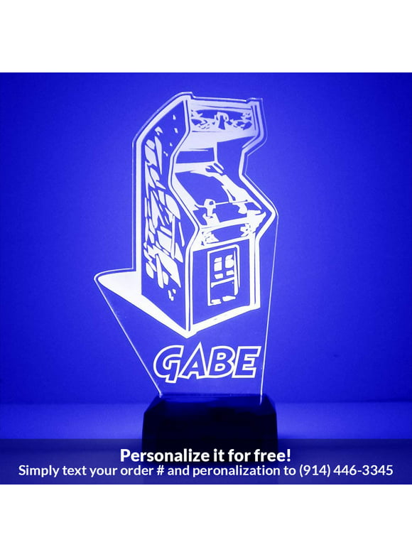 Mirror Magic Store Arcade Game Color Changing Personalized LED Light with Remote Control