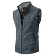 thumbnail image 2 of Kcodviy Mens Autumn And Winter Printed Pocket Knitted Wool Cardigan Vest Sweater Vest Sweaters For Men Mens Cardigan Sweaters With Buttons Mens Sweater Casual Sweaters For Men Boys Sweater Vest F, 2 of 6