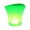 green light, variant on LED Ice Bucket Luminescent Ice Glowing Ice Kegs Champagne Buckets Perfect for Cocktails Beer and Refreshing Drinks