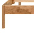 thumbnail image 3 of vidaXL Bed Frame Solid Oak Wood 152x203 cm, 3 of 5