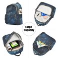 thumbnail image 5 of JIALIOU Mini Backpack Purse for Women Quilted Casual Daypack Small Travel Shoulder Bag, Star Constellation, 5 of 7