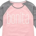 thumbnail image 3 of Instant Message - Bonita - Toddler & Youth Girls Raglan Graphic T-Shirt, 3 of 6