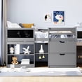 thumbnail image 2 of Solid wood twin low loft bed with two storage drawers - Durable and provides practical storage, 2 of 2