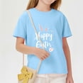 thumbnail image 4 of Auroural Toddler Girl Shirts 5T Under $ 5.00 Boys Girls Easter Shirts Rabbit Printed Tshirt Short Sleeve Top Funny Graphic Tshirts 3-14 Years, 4 of 8