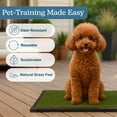 thumbnail image 4 of PETMAKER 16x20 Reusable 4-Layer Artificial Grass Puppy Pee Pad with Tray, 4 of 9