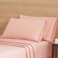 Mainstays Jersey Sheet Set, 150 GSM Knitted, Pearl Blush, Pink, Queen