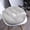 Gray, variant on Taicans Outdoor Cushions Round Floor Pillow Thicken Tufted Seat Pad,Thickened Foam Filled Seat Pad for Kitchen/Dining/Patio Chairs,16.5in