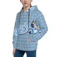 thumbnail image 2 of Johaoi Bluey Pattern Teen Pullover Hoodie Sweatshirts,Long Sleeve Pullover Casual Hooded Sweatshirt for Youth-Medium, 2 of 6
