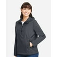 thumbnail image 2 of North End NE810W Women's Aura Lightweight Packable Anorak-Carbon/ Black-L, 2 of 6