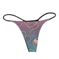 thumbnail image 3 of Gibobby Pantys para Mujer Tangas sexys para el día San Valentín para mujer Bragas con correas elásticas cintura （Rojo， M), 3 of 5