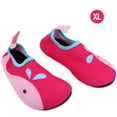 thumbnail image 1 of Botas de buceo y esnórquel para aventuras seguras junto al mar, juego de aletas y calcetines de natación antideslizantes para niños en color rosa XL, 1 of 3