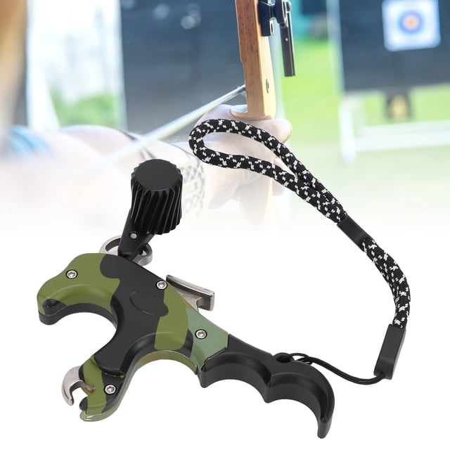 Bow Release, 3 and 4 Finger Compound Bow Release Aid Non Slip Trigger for Target Practice
