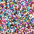 thumbnail image 2 of New 4/6/8/10mm Pattern Round Glass Beads Loose Spacer Beads for Jewelry Making DIY Bracelet Necklace Accessories, 2 of 5