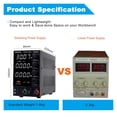 thumbnail image 2 of DPS3010U 30V 10A 300W Alimentation Dc de Laboratoire Commutation 4 Chiffres USB Alimentation de Banc Réglable DIY, 2 of 6