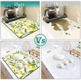 thumbnail image 2 of 2 Pack Dish Drying Mat Drying Mat for Kitchen Counter, Coffee Mat Coffee Maker Mat Dish Drying Mats for Kitchen Counter 19.5x12Inch Dish Drying Pad Ultra Absorbent and Non-Slip Coffee Machine Mat, 2 of 6