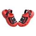 thumbnail image 1 of Kids Boys Girls Dinosaur Slippers Toddler Slip On Lightweight Beach Pool Sandals (Red) 15, 1 of 5