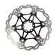 thumbnail image 5 of Soidarity Rotor de freno de disco de bicicleta, pastilla de freno de acero inoxidable con 6 pernos, disco de freno de bicicleta de carretera de montaña, Ciclismo Negro 180MM Soidarity OD001615-07B, 5 of 6