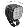 thumbnail image 2 of Luz delantera LED para bicicleta 7 modos de luz con bocina para bicicleta (faro delantero con bocina), 2 of 6