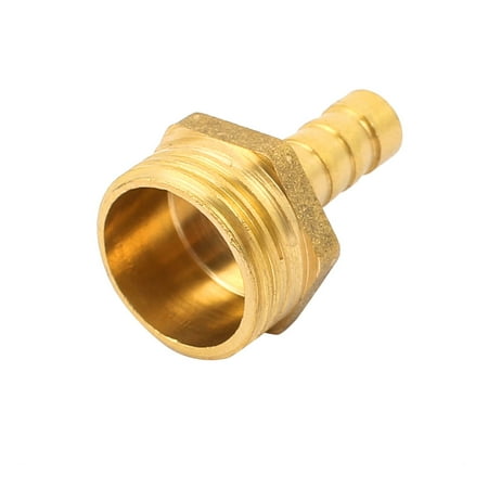 - Brass 1/2BSP Male Thread to 8mm Hose Barb Straight Fitting Adapter Coupler