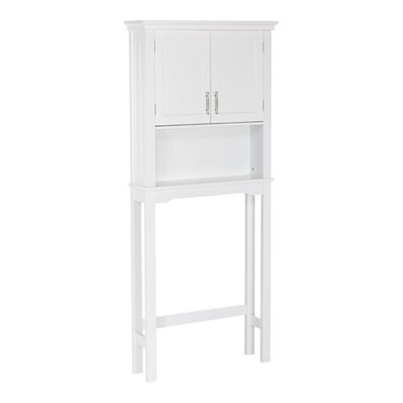 UPC: 0813924012734 | RiverRidge Somerset Two Door Spacesaver with Open Shelf  White