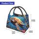 thumbnail image 2 of Easygdp Colorful Underwater Sea Turtle Bolsa de Almuerzo Insulada Reutilizable, Bolsa de Mano y Bandolera para Oficina, Trabajo, Viajes, 2 of 6