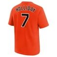 thumbnail image 3 of Youth Nike Jackson Holliday Orange Baltimore Orioles Name & Number T-Shirt, 3 of 3