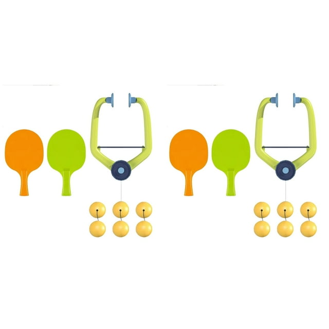 IMENGL Jeu de Ping-Pong sur la Porte Jeu de Ping-Pong Réglable Kit de Jam Ping-Pong pour Cadre de Porte Tennis de Table Portable pour Enfants avec Pack de 2er, Papier Toilette Amusant