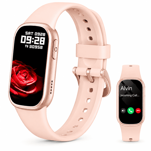 TIKBBRMG 1.47'' Fitness Tracker Smart Watch, Calorie Counter Pedometer with 24/7 Heart Rate & Sleep Tracking, 147 Sports Modes for Women and Men