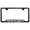 Rugged Black, variant on Ford Ranger Laser Etched Logo Cut-Out License Plate Frame (Chrome)