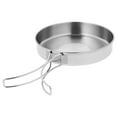 thumbnail image 3 of MasteelfCA Poêle à Frire en Acier Inoxydable pour Steak Pot de Cuisson Extérieur Ustensile de Cuisine Portable, 3 of 7