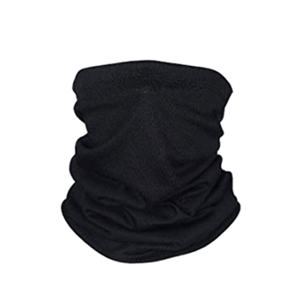 Cozy Solid Tube Scarf Bandana Head Face Mask Neck Gaiter Snood Headwear Beanie 