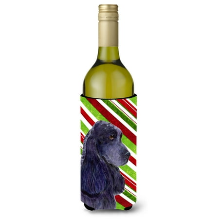 

Caroline s Treasures SS4540LITERK Cocker Spaniel Candy Cane Holiday Christmas Wine Bottle Hugger Wine Bottle