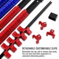 thumbnail image 2 of MasteelfCA 6pcs 1/2" 3/8" 1/4" Socket Holder Organizer Mountable Sliding Storage Rail Racks, 2 of 8