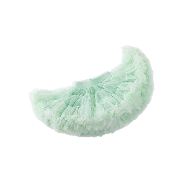 EnJoCho Tutu Skirt For Girls Toddler Thick And Fluff𝗒 Girls' Skirt Ruffle Ruffled Girls' Gr𝖺dient Skirt Daily School Festival Wear Birthday Outfits For Girls