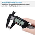 thumbnail image 4 of Digital Electronic Caliper, Measuring Tool 0-6" With Large LCD Display, High Strength Plastic Calipers, 4 of 5