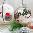 thumbnail image 3 of Adornos de bolas de Navidad transparentes de plástico Puntoco Adornos de árboles de Navidad Puntoco Puntoco-865, 3 of 9